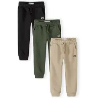 MINOTI Pantalón arena / verde / negro