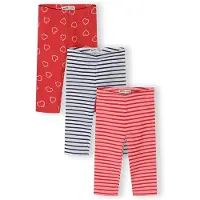 MINOTI Leggings rosa / rojo / negro / blanco