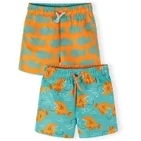 MINOTI Bermudas turquesa / naranja