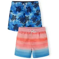 MINOTI Bermudas azul / azul oscuro / salmón / pitaya
