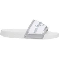 Pepe Jeans para mujer. PLS700003 Chanclas Slider Met blanco (40), Plano, Ninguno, Beachwear, outlet 2026.