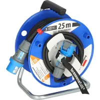 Brennenstuhl 1182470300. Carrete de cable Garant G CEE 3, IP44, para camping, 25 metros