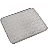 OEM Almohadilla refrigerante para perros, autoadhesiva, lavable, de 50 x 40 cm, color gris