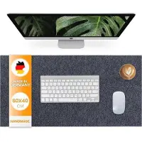 Markenlos Juego de escritorio – Verde – Lavable – Duradero – Dimensiones: 60 x 40 cm
