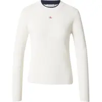 Calvin Klein Jersey 'Textured Long Sleeve' blanco