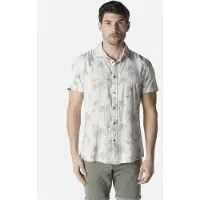 KOROSHI Camisa gris claro / offwhite