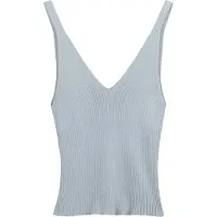 Mela London Top de punto 'Rhada' azul pastel