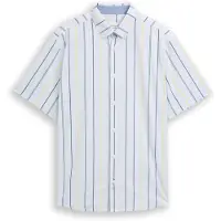 Tom Tailor Camisa navy / azul claro / amarillo / verde