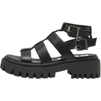 Buffalo Sandalias con hebilla 'Zanos' negro