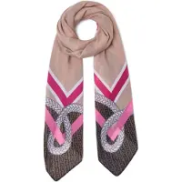Liu Jo Pañuelo beige / gris oscuro / rosa