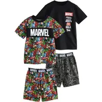Next Pijama antracita / rojo vivo / negro / blanco