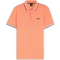 BOSS para hombre. 50469055 Polo Paddy naranja (3XL), Casual, Algodón, Manga corta, outlet 2026.