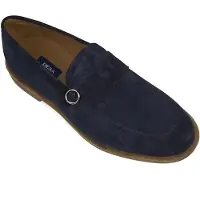 Desa Mocasines 'Herren-Wildlederslipper mit Metalldetails' azul
