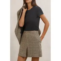 Reiss Check Mini Neutral Check Talla: 14 | Mini Faldas Outlet | Mujer
