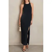 Reiss Ladder Trim Maxi Dress Navy Talla: 12 | Vestidos Maxi Outlet | Mujer | Azul