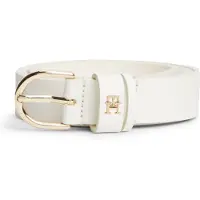 Tommy Hilfiger Cinturón 'TH Monogram' blanco