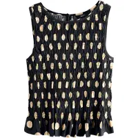 Next Blusa beige / negro