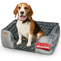 OEM Cama para perros, mesa para perros, suave y cómoda, lavable, antideslizante, relleno de algodón de PP y espuma triturada, diseño robusto, ideal para perros pequeños y medianos