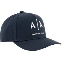 Armani Exchange para hombre. XM002696AF15502MB106 Gorra Baseball marino (OSFA), Casual, Algodón, outlet 2026.