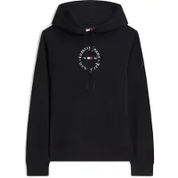 Tommy Hilfiger Sudadera 'ESS' negro / blanco