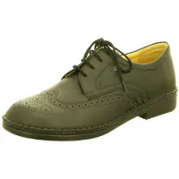 Finn Comfort Zapatos con cordón 'Schnürschuh Herren 01212 060099 Echtleder in schwarz' negro