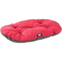Ferplast , cama para perro Relax, cojín para perro, lavable, 55 x 36 cm, color rojo