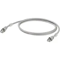 Weidmuller Cable de conexión de red RJ45 CAT 6A S/FTP de 2 metros, color gris, certificado UL, marca