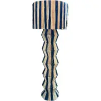 Marrakesch Orient & Mediterran Interior Lámpara de pie estilo bohemio, modelo Tulum, en beige y negro, 160 cm