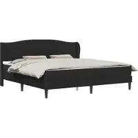 vidaXL Estructura de cama con cabecero, color , 180 x 200 cm, tapizada en cuero sintético