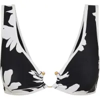 Seafolly - Mayflower Ring Front Tank - Parte superior de bikini size 44, negro