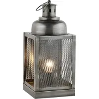Marrakesch Orient & Mediterran Interior Lámpara moderna, lámpara de mesa, lámpara de noche, modelo Ceed, color plata