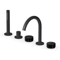 CASA39 Zucchetti Isy22: Grifer para borde de bañera, 5 orificios, modelo ZIS5533.N6