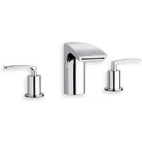 CASA39 . Grifo monomando para lavabo, diseño "Cristina Bollicine", para baño, 3 orificios. Modelo: CRIBO90551