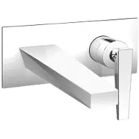 CASA39 Cristina Fractal: Mezclador para lavabo de pared, modelo CRIFT95851
