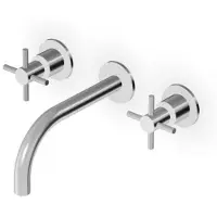 CASA39 Zucchetti Helm: Grifo de pared para lavabo. Modelo ZHM760.X