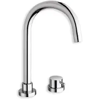 CASA39 , grifo de lavabo de tres vías, color verde, modelo CRITV92451
