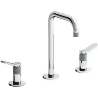 CASA39 , línea Cristina, diseño East Side. Grifo para lavabo de baño, 3 orificios. Modelo: CRIES20651