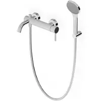 CASA39 Zucchetti Pan S: Grifo de bañera mural, modelo ZPA139