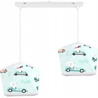 Light hom Lámpara de techo colgante, candelabro, pantalla de lámpara para niños