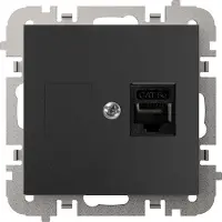 Elektro-Plast Conector RJ45 negro, marca Elektroplast
