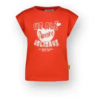 Vingino Girls Hamae T-shirt Breeze Red Talla: 16 | Camisetas Outlet | Unisex | Rojo