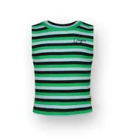 Vingino Girls Basic-crop Rib Top Top Multicolor Green Talla: 2 | Outlet | Unisex | Verde