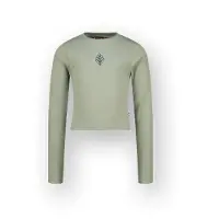 Vingino Girls G-basic-crop Rib Longsleeve Singlet Jade Green Talla: 2 | Camisetas Outlet | Unisex | Verde