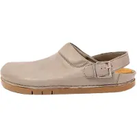 Art unisex. 1202411EW003_039 Zuecos de piel Roma Cinder gris (43), Plano, Hebilla, Casual, outlet 2026.