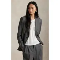 Ralph Lauren para mujer. 211971389001 Blazer de mezcla de lana gris (34), Casual, Clásico, outlet 2026.