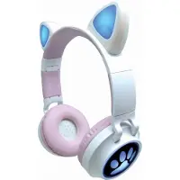 Lexibook Auriculares Bluetooth With Cat Ears And Lights To Listen To Music Without Cable 24.40x46x37 Cm