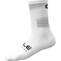 ALÉ - Sprint Q-Skin Socks - Calcetines de ciclismo size 36-39, gris/blanco