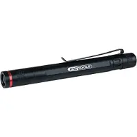 Ks Tools 150.4370, Faro de señalización tipo varilla, color negro, aluminio, con botones, grado de protección IPX3, rango de temperatura de funcionamiento: -10 a 45 °C