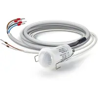 ESYLUX , sensor de presencia para empotrar en techos, modelo PD-C360i/8 mini UC, rango de voltaje de 12-36V, con control remoto