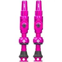 Muc-Off - Tubeless Valves Big Bore Lite - Válvula de bicicleta size 35 mm, rosa